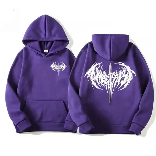 Letter Portrait Wash Hoodie