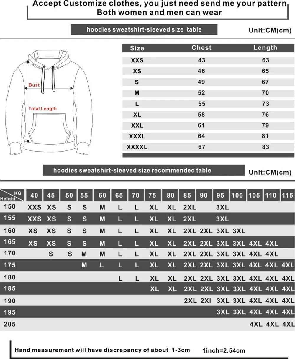 Printed Streetwear Graphic Hoodie