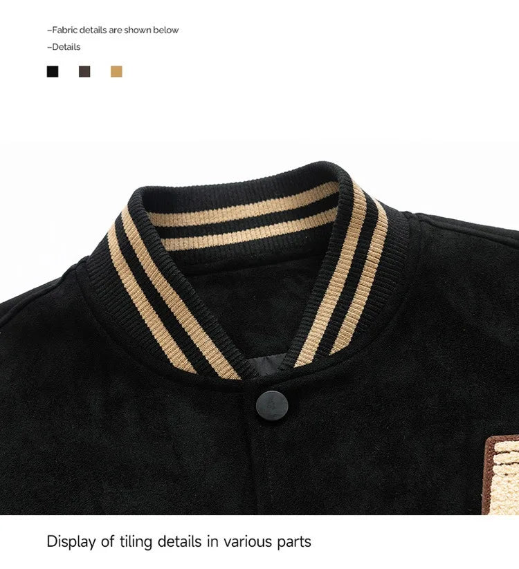 Embroidered Varsity Street Jacket