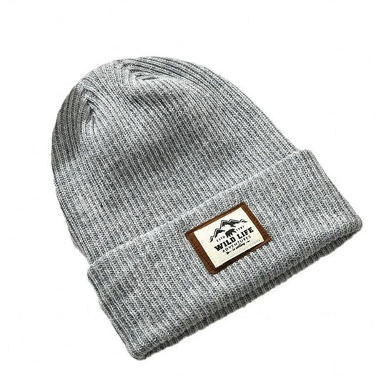 Striped Knit Slouchy Beanie