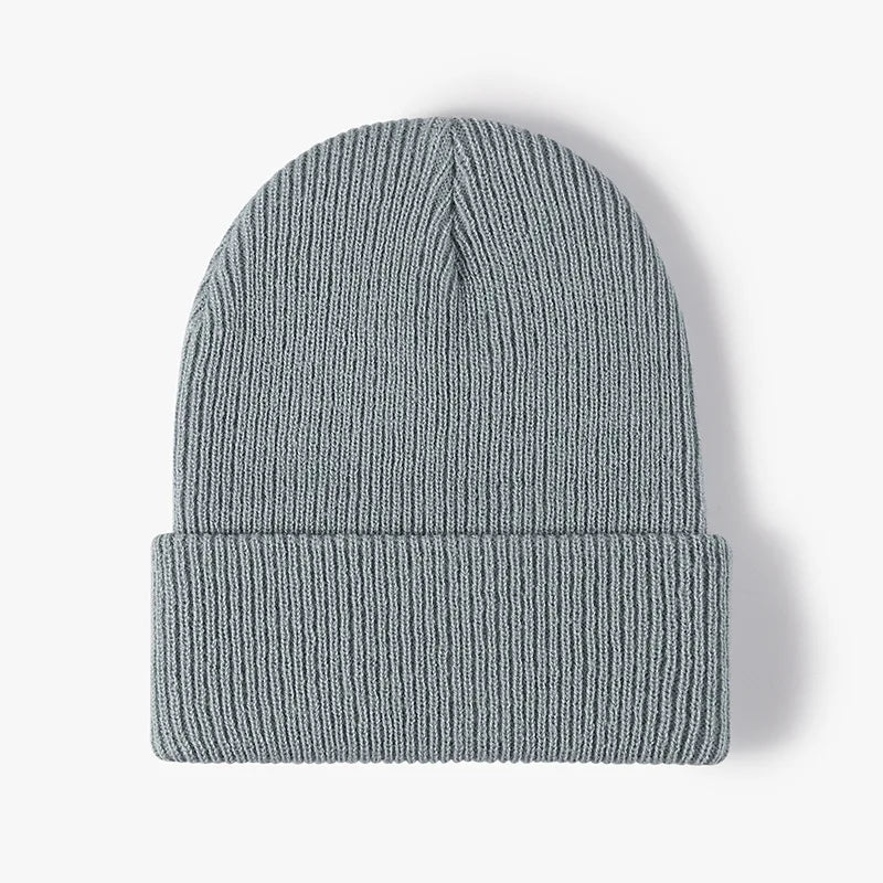 Black Knit Winter Beanie