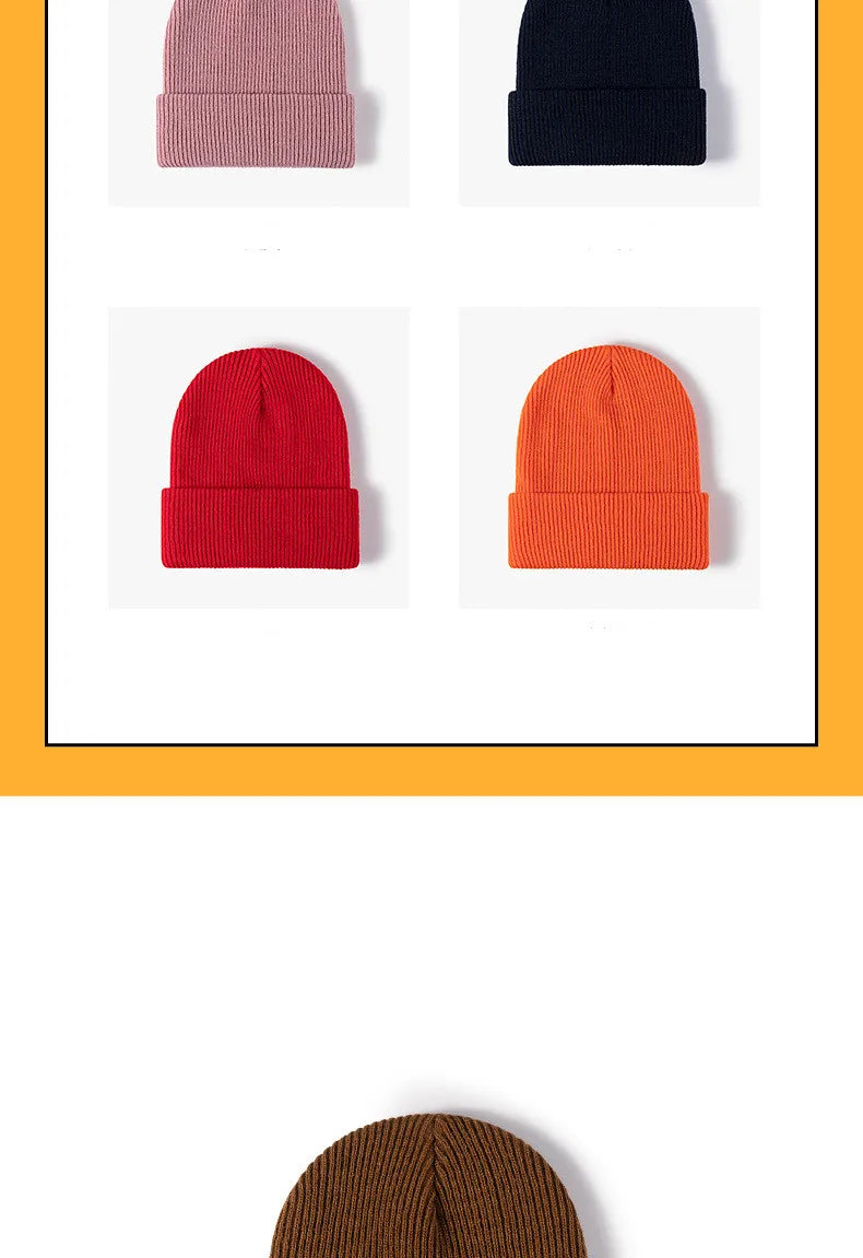 Knitted Crochet Street Beanie