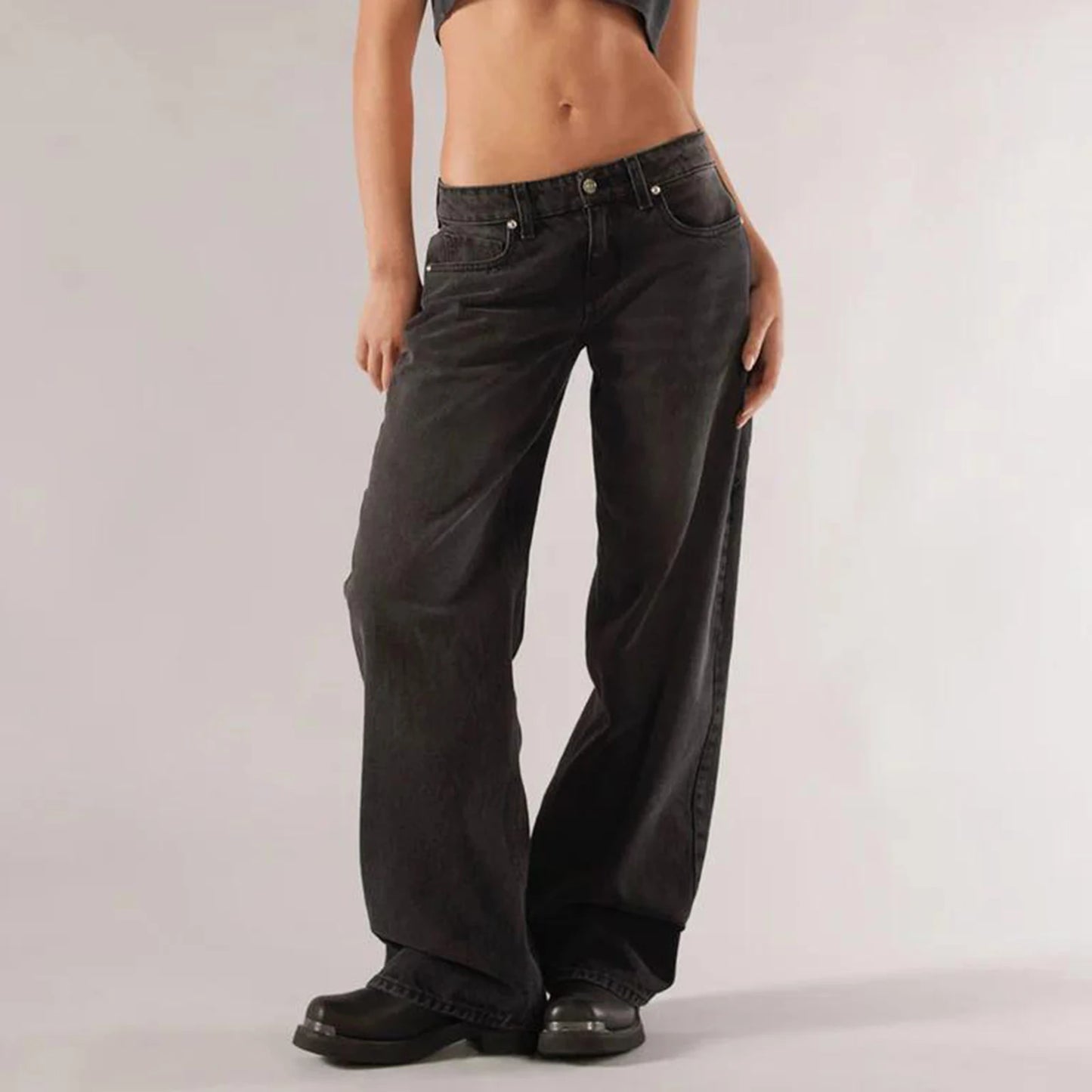 Vintage Low Rise Baggy Jeans