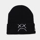 Embroidered Sad Face Beanie