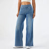 High Waist Baggy Denim Pants
