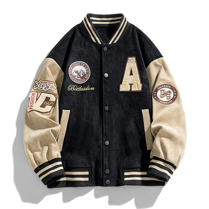 Embroidered Varsity Street Jacket