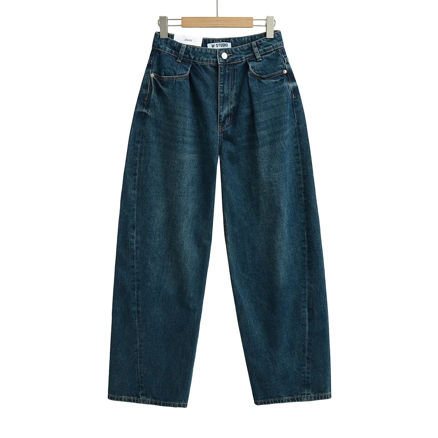 Cow Print Baggy Jeans