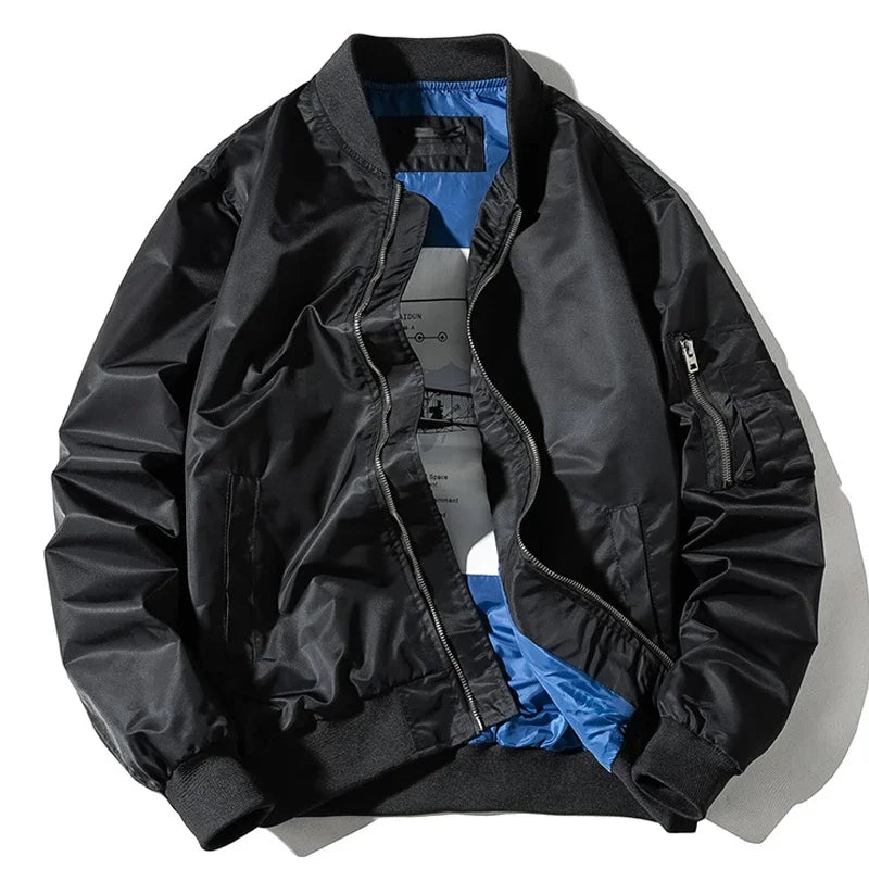 Solid Color Pilot Jacket