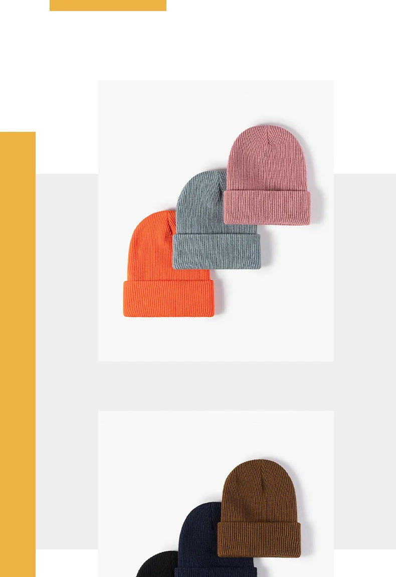 Knitted Crochet Street Beanie