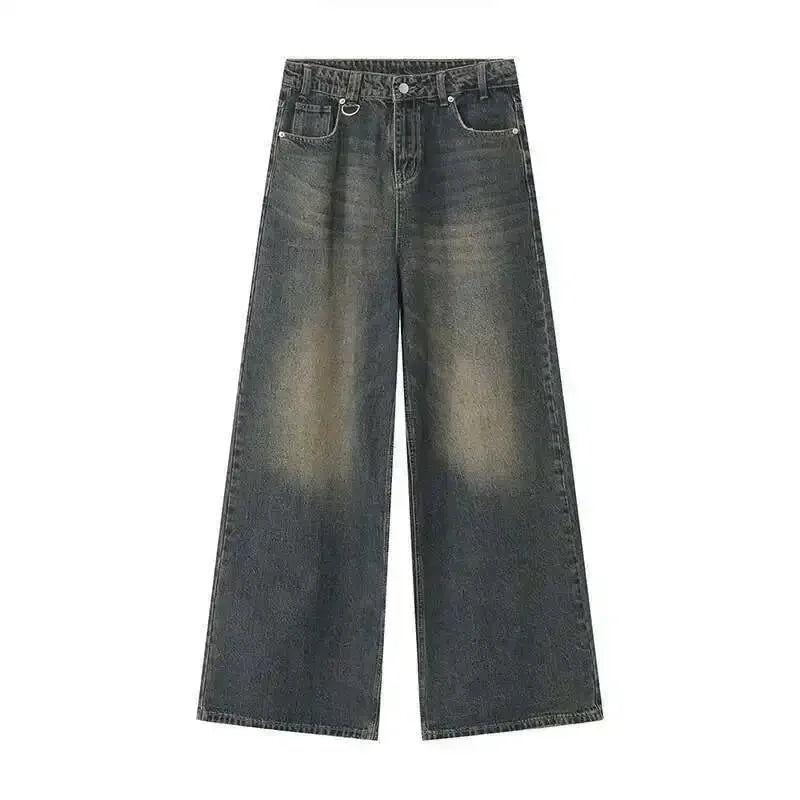 Straight Leg Vintage Baggy Jeans