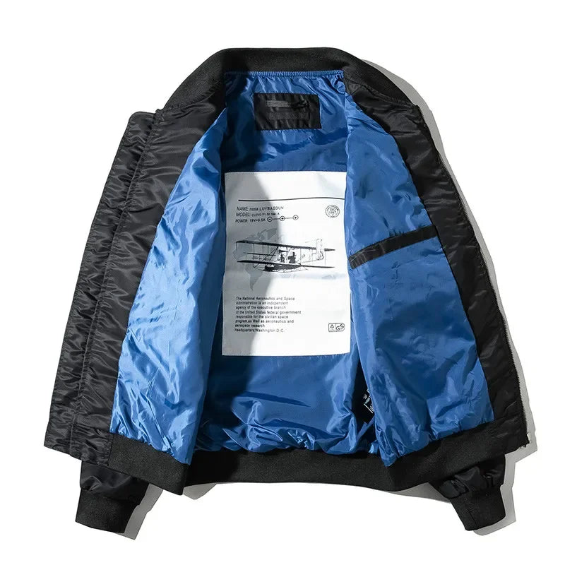 Solid Color Pilot Jacket