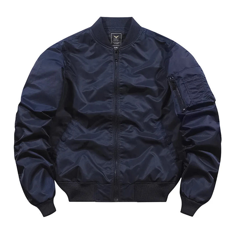 Padded Varsity Bomber Jacket