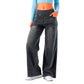 High Waist Baggy Denim Pants