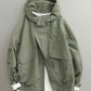 Oversized Hooded Cargo Jacket