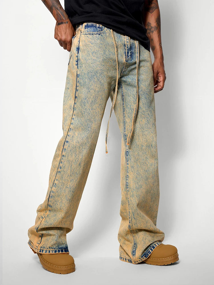 Black Washed Street Jeans