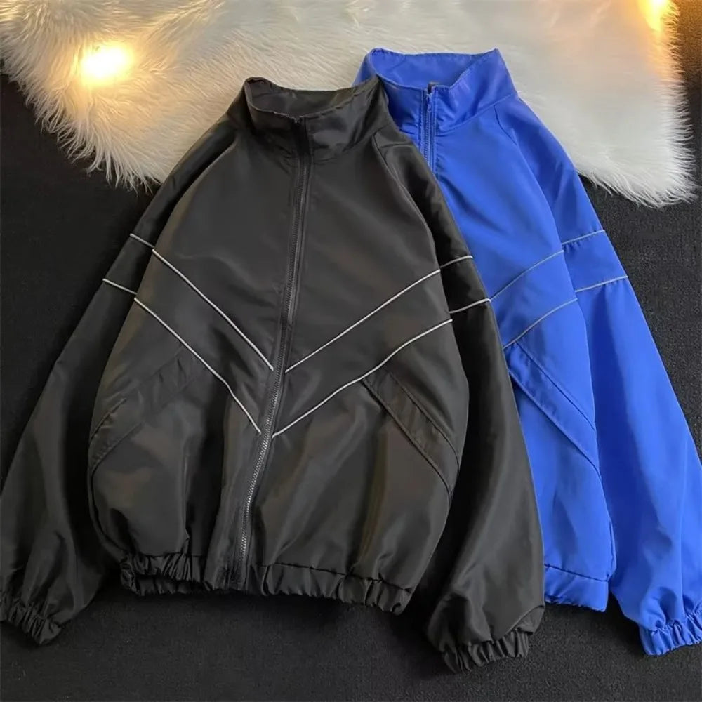 Oversized Streetwear Bomber Jacket