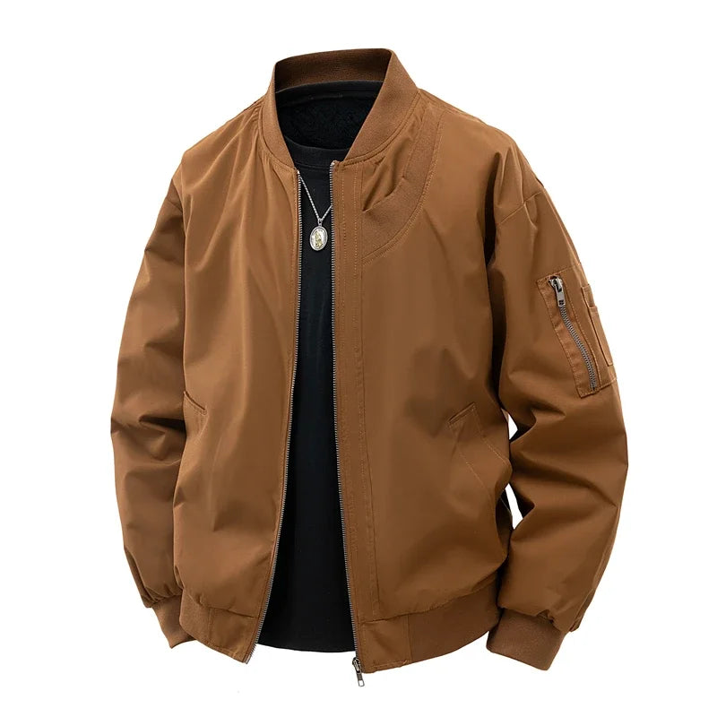 Casual Varsity Bomber Jacket