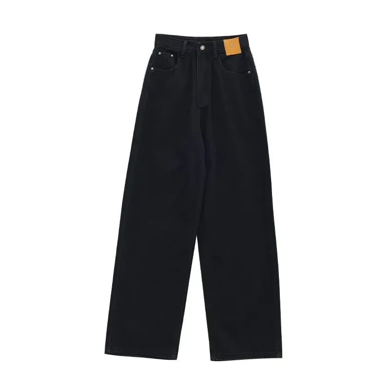 Black Wide Leg Baggy Jeans