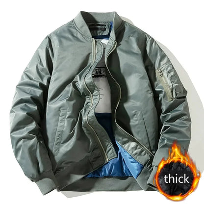 Solid Color Pilot Jacket