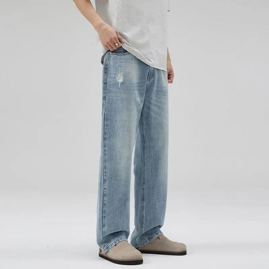 Retro Washed Baggy Jeans