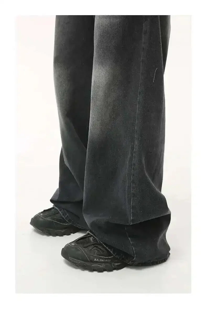 Straight Leg Vintage Baggy Jeans
