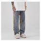 Drawstring Wide Leg Denim Pants