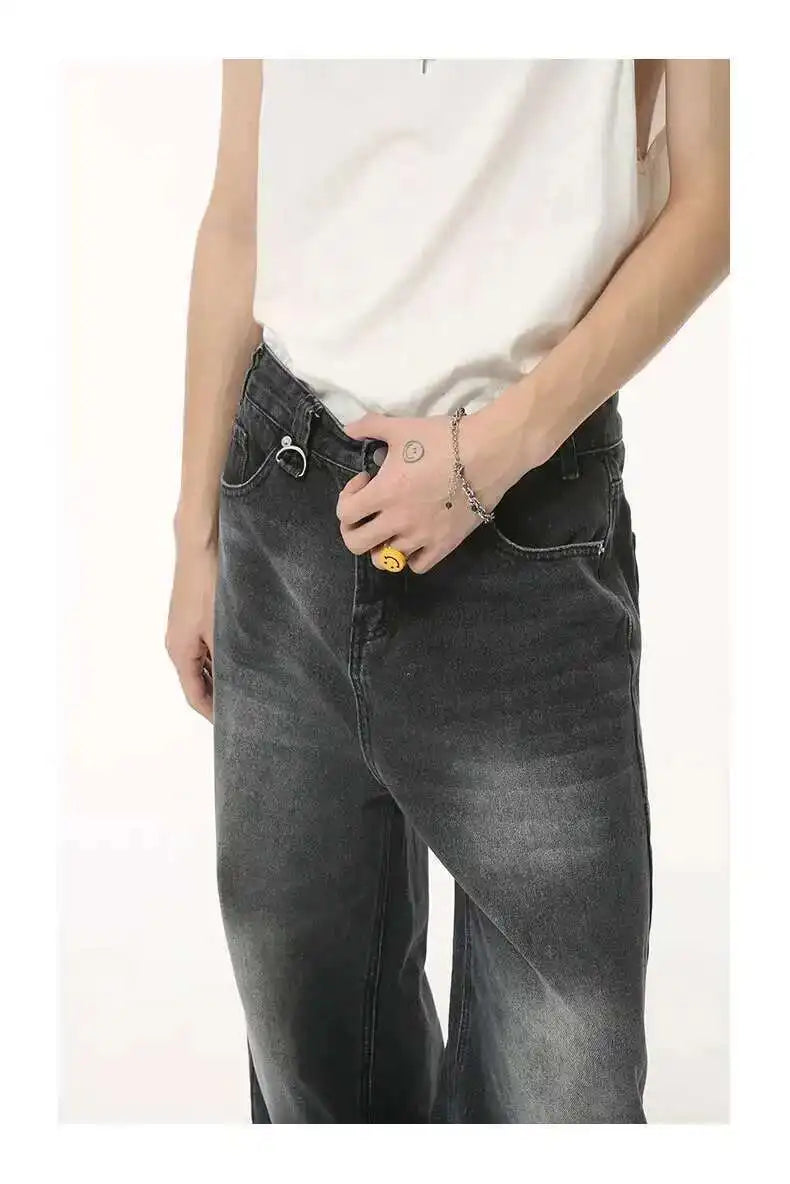 Straight Leg Vintage Baggy Jeans