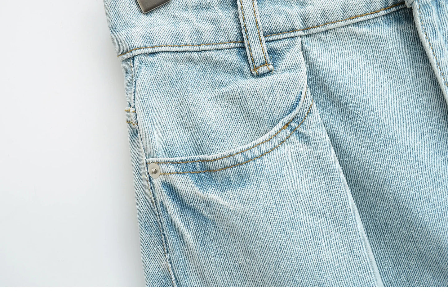 Cow Print Baggy Jeans