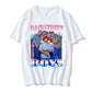 Shadow Print Oversized Tee