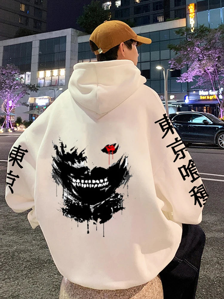 Vintage Graphic Brown Hoodie