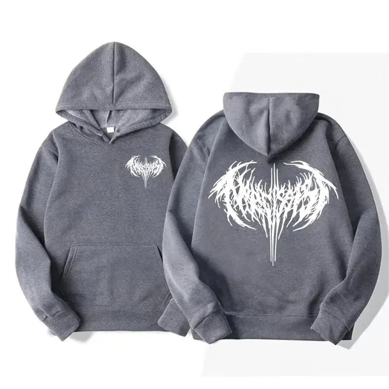 Letter Portrait Wash Hoodie