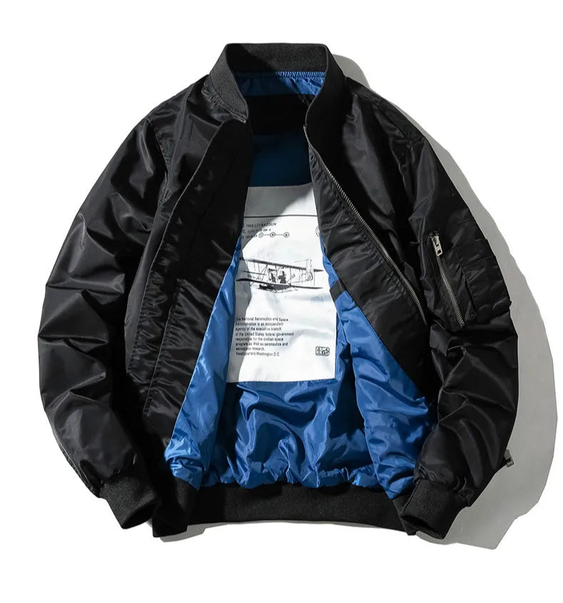 Solid Color Pilot Jacket