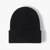 Black Knit Winter Beanie