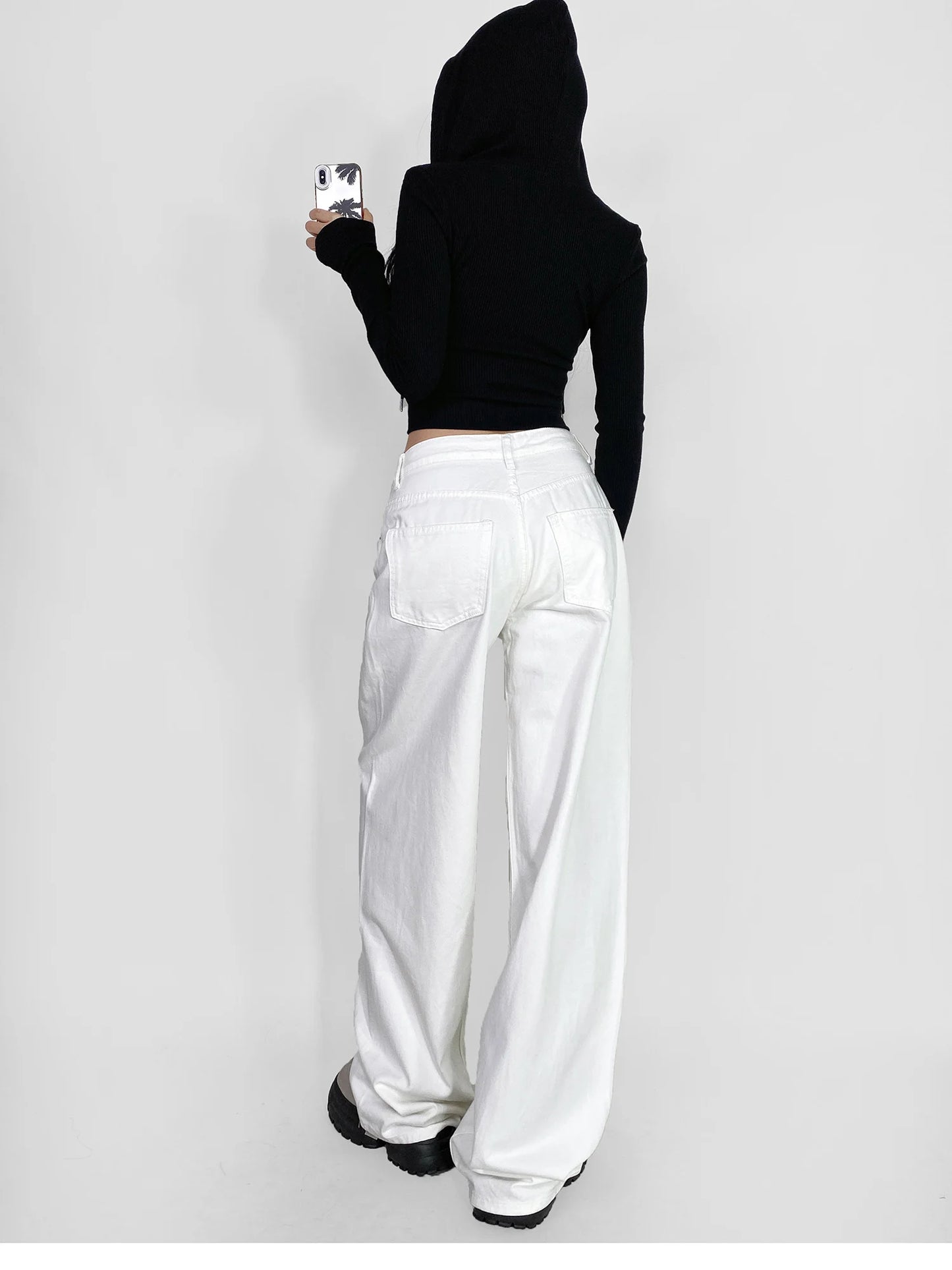 Cow Print Baggy Jeans