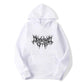 Lyric Print Oversized Hoodie