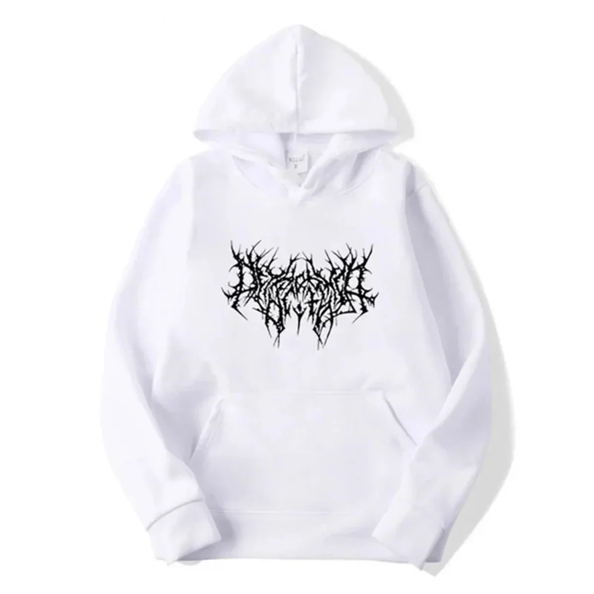 Lyric Print Oversized Hoodie