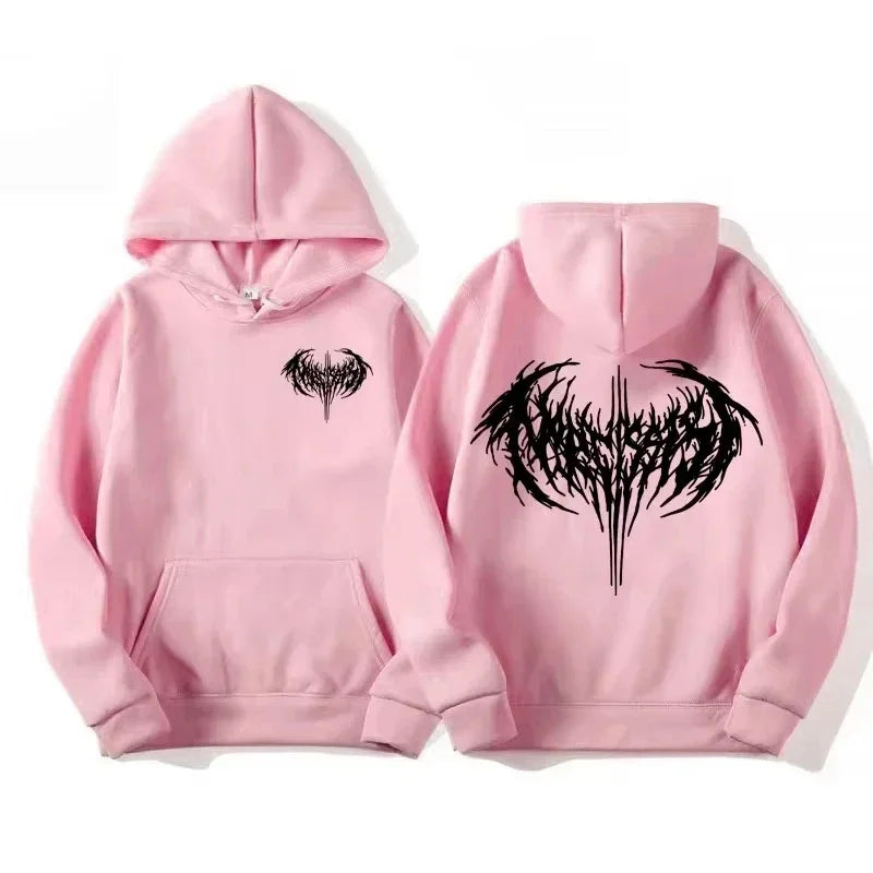 Letter Portrait Wash Hoodie