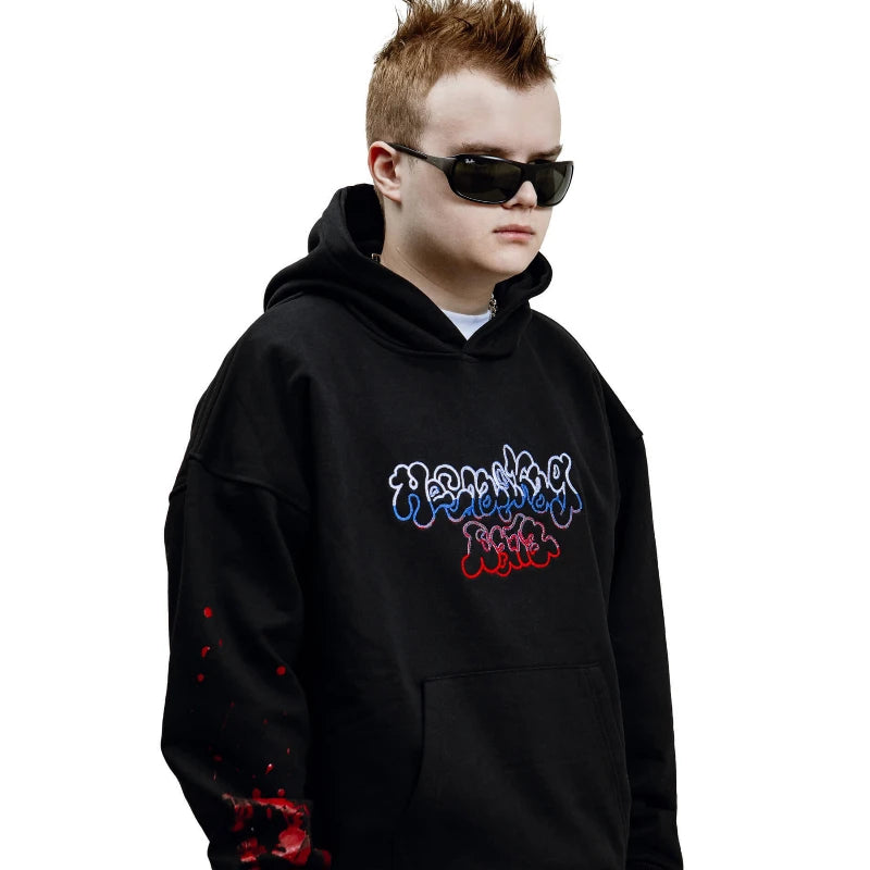 Retro Zip Up Hoodie