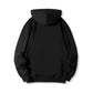 Patterned Oversized Zip Hoodie