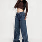 Cow Print Baggy Jeans
