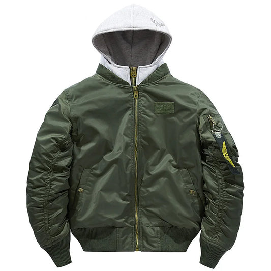 Thick Hooded Street Bomber