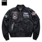 Aviation Embroidered Bomber Jacket
