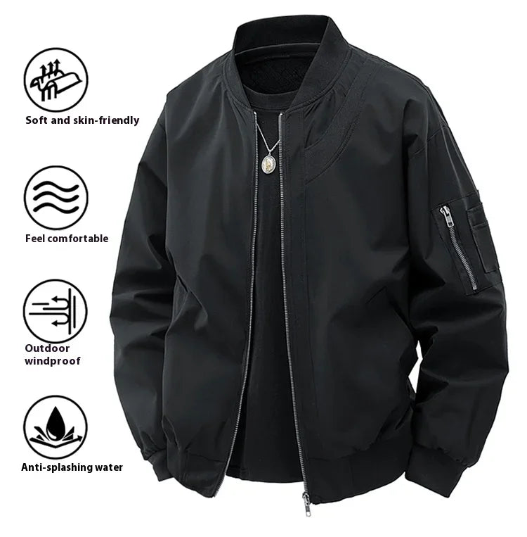 Casual Varsity Bomber Jacket