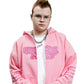 Retro Zip Up Hoodie