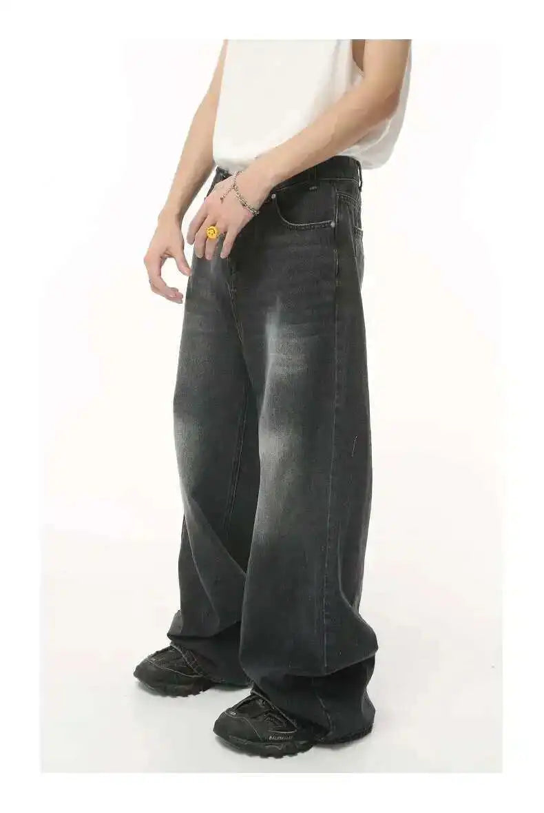 Straight Leg Vintage Baggy Jeans
