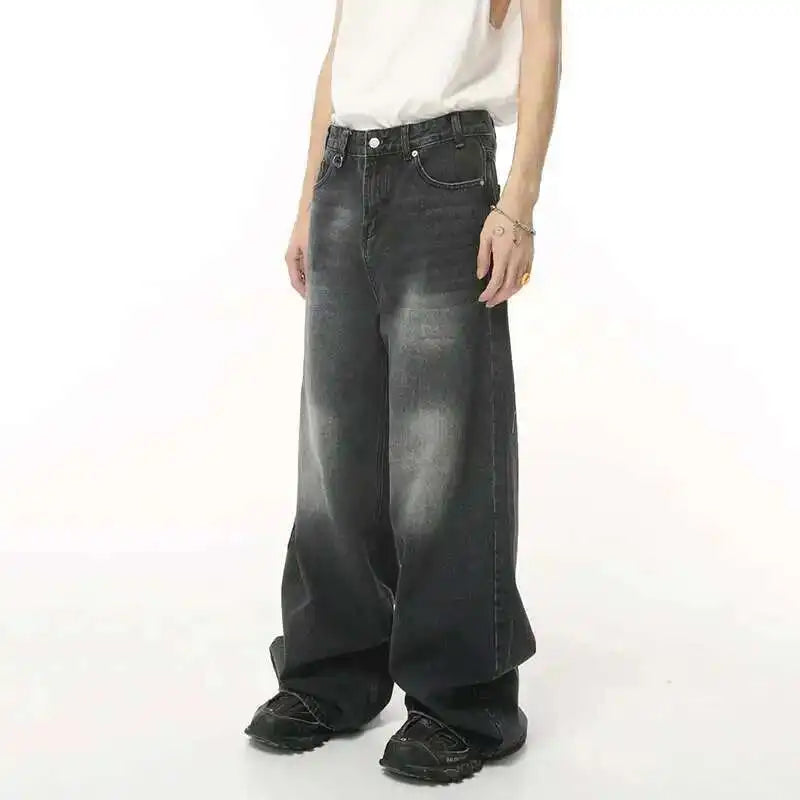 Straight Leg Vintage Baggy Jeans
