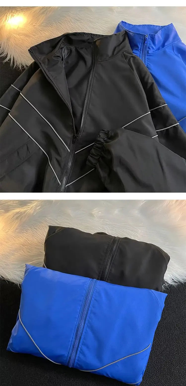 Oversized Streetwear Bomber Jacket