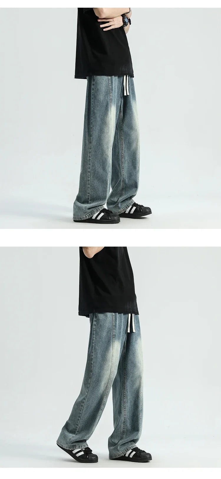 Straight Cut Street Jeans