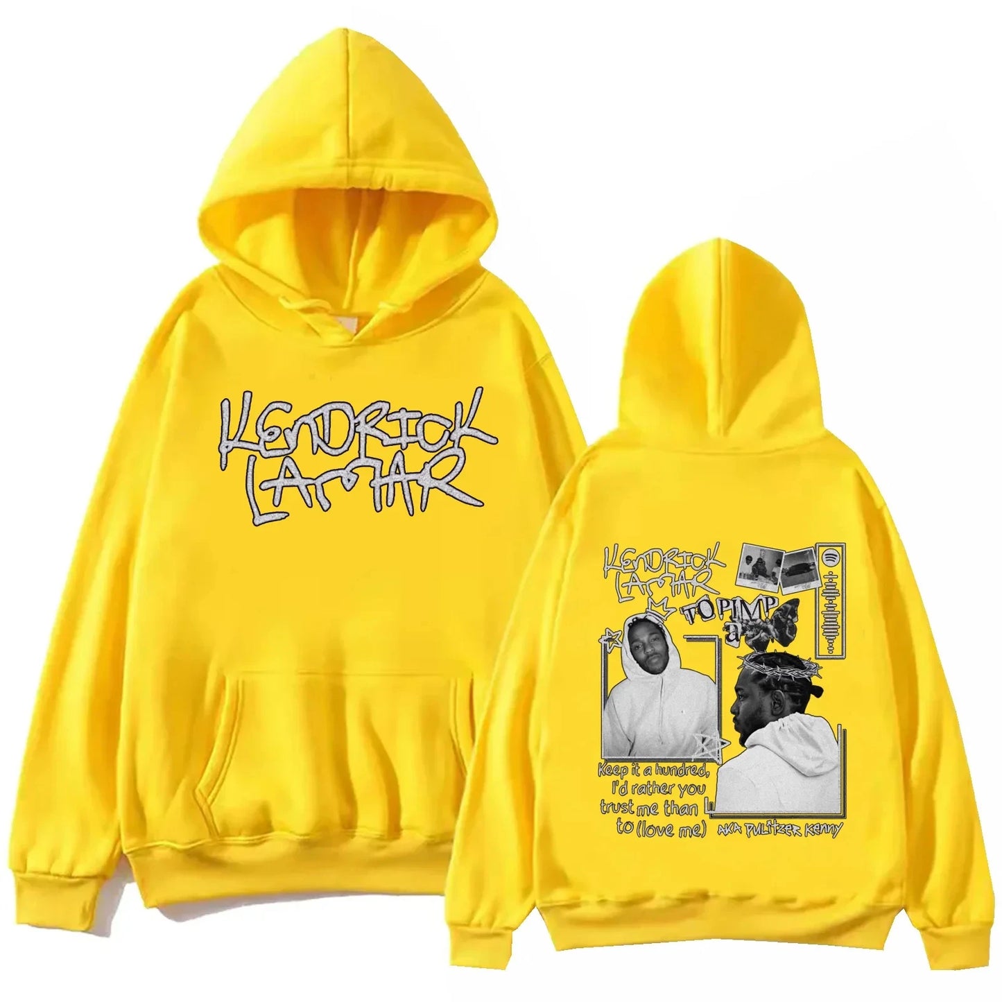 Layered Turtleneck Street Hoodie