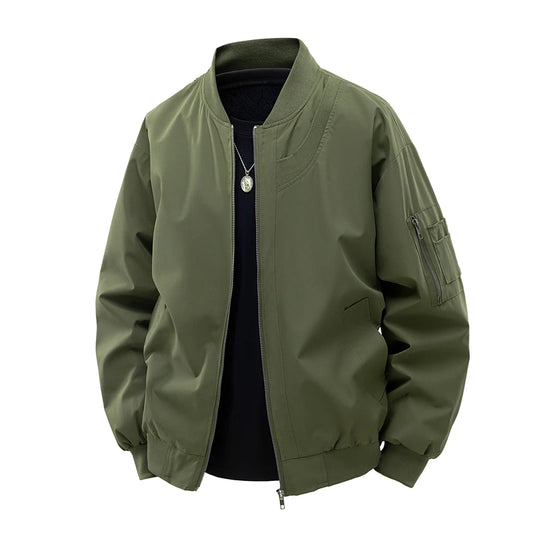 Casual Varsity Bomber Jacket